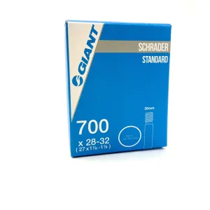 Giant 700c x 35 - 45c 35mm Schrader Valve, Bike Tube