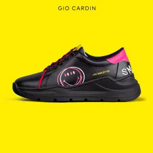 GIO CARDIN x SMILEY - LORRIMER - BLACK / LILAC