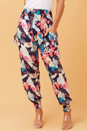 harem print pant (p518698)