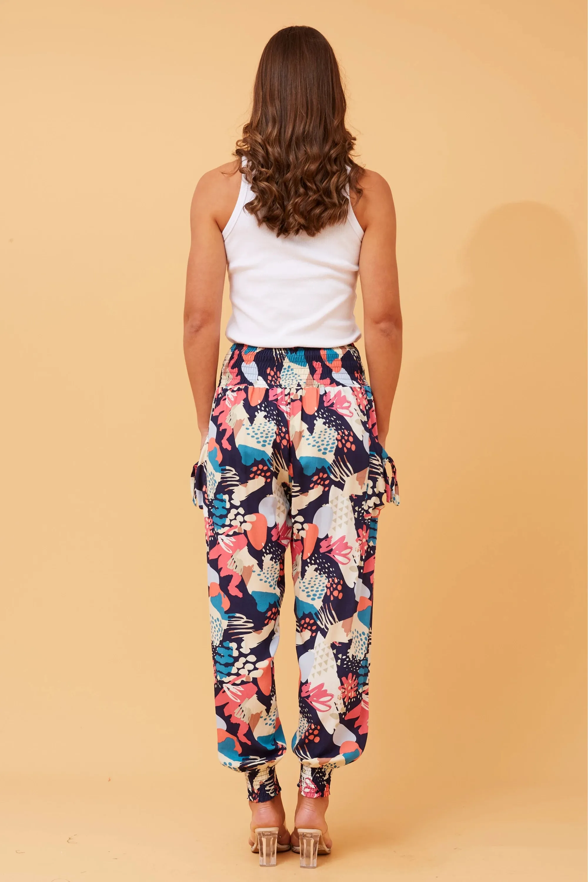 harem print pant (p518698)