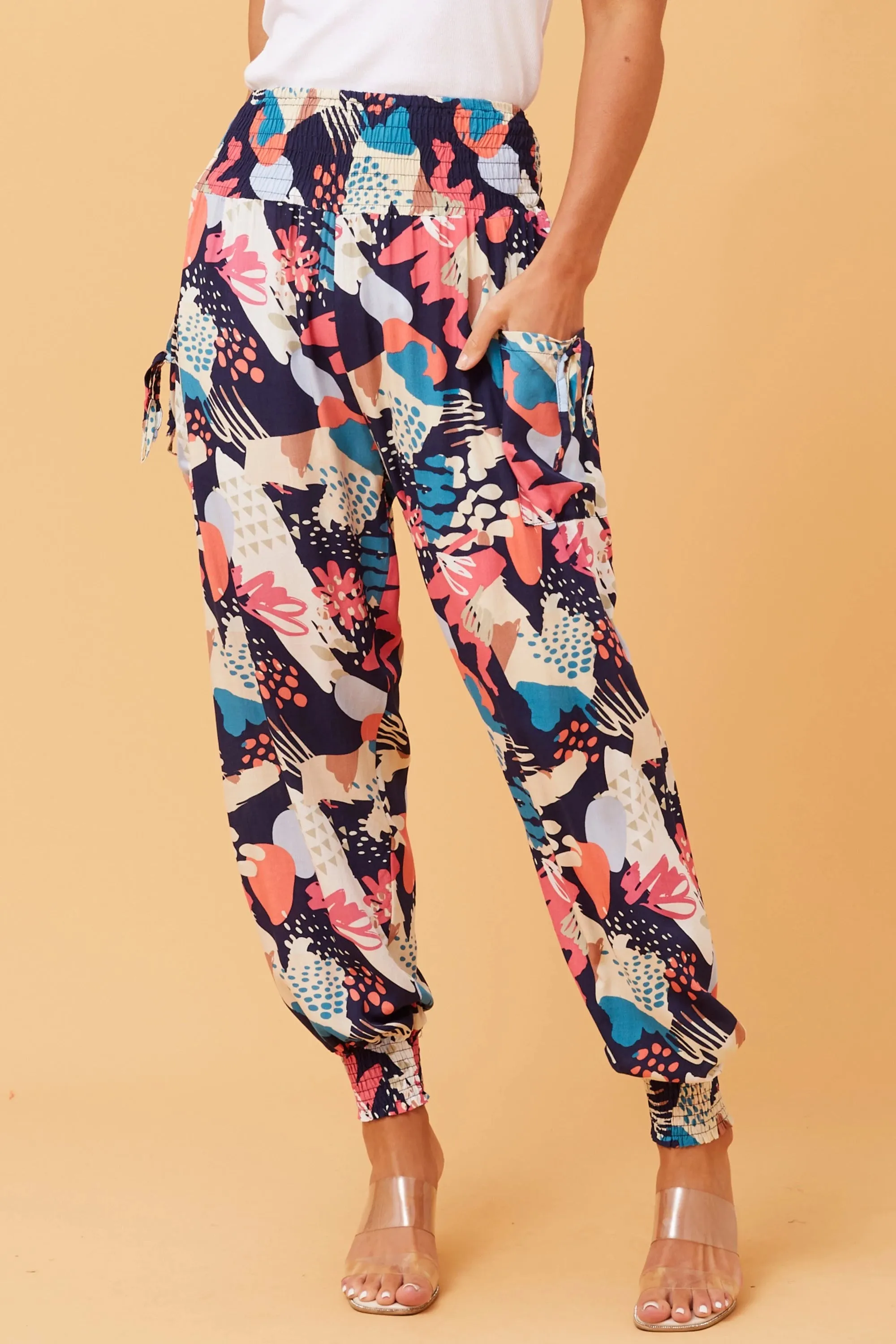 harem print pant (p518698)