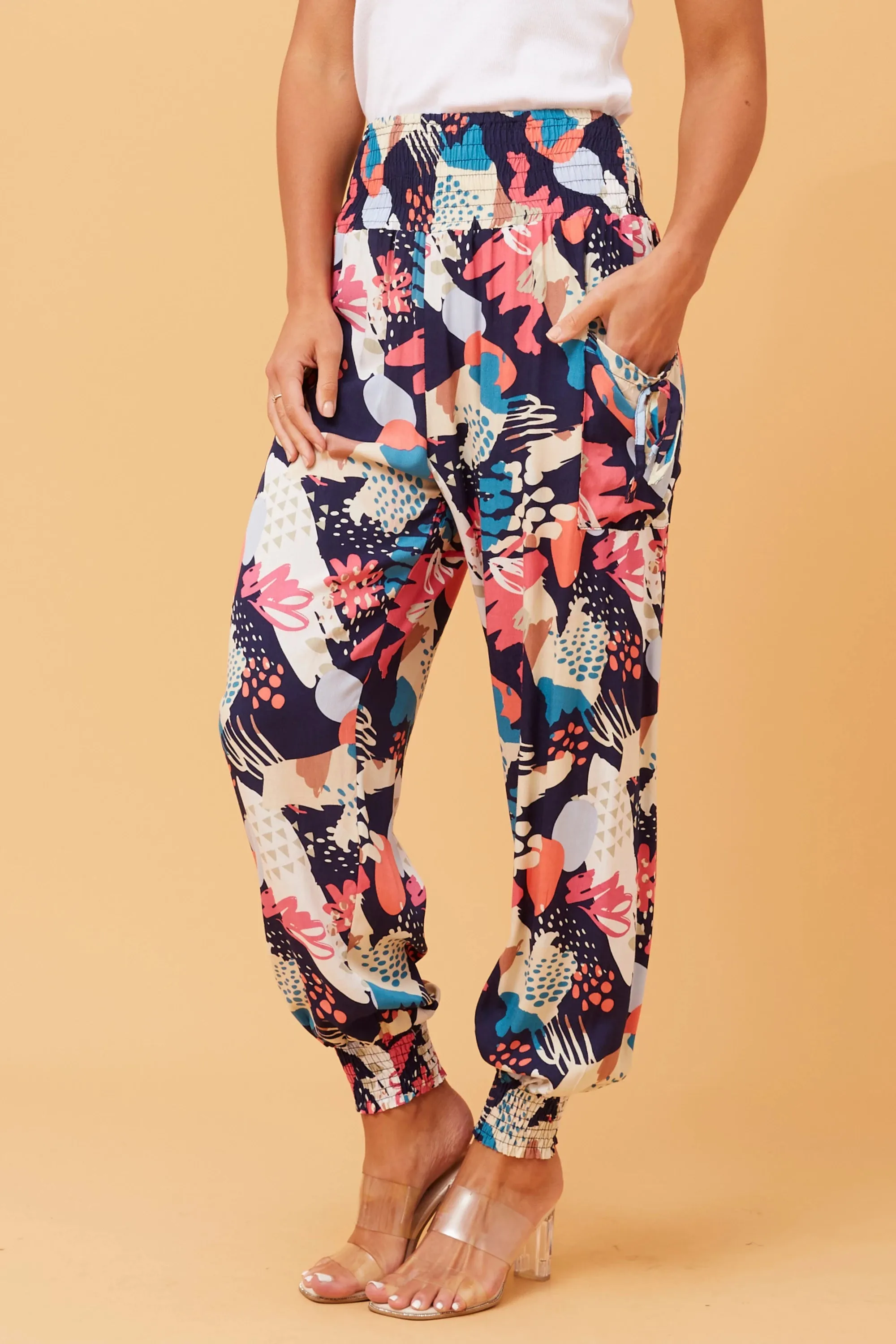 harem print pant (p518698)