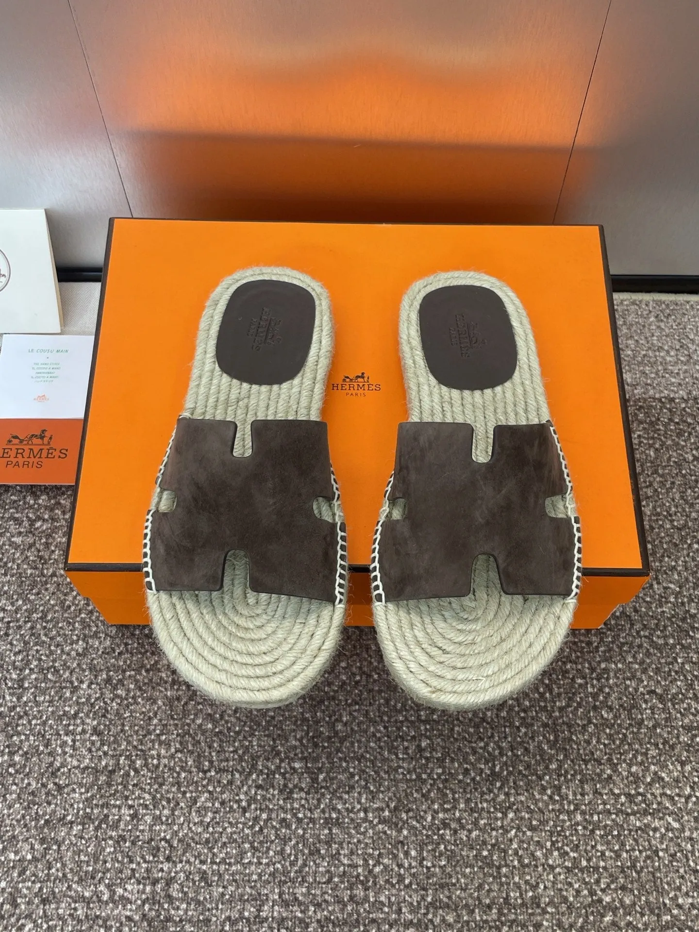 HM 25 Antigua Espadrilles Chocolate Suede