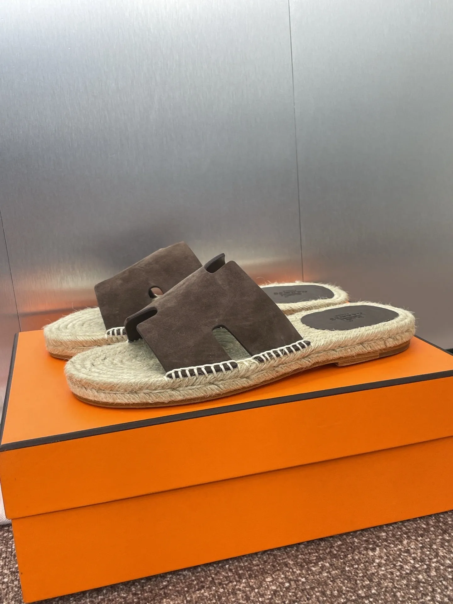 HM 25 Antigua Espadrilles Chocolate Suede