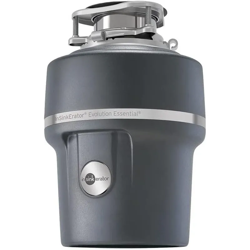 Insinkerator Evolution Essential XTR Garbage Disposal with Cord and SinkTop Switch, 3/4 HP