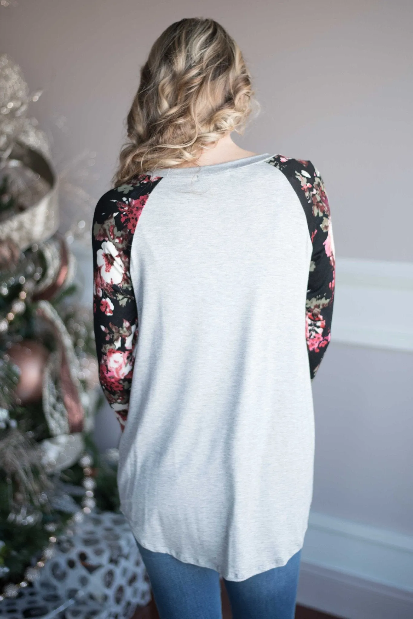 Just Another Day Floral Top
