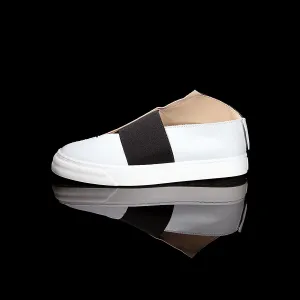 K1 / BLACK/CHALK / UNISEX LEATHER SNEAKER