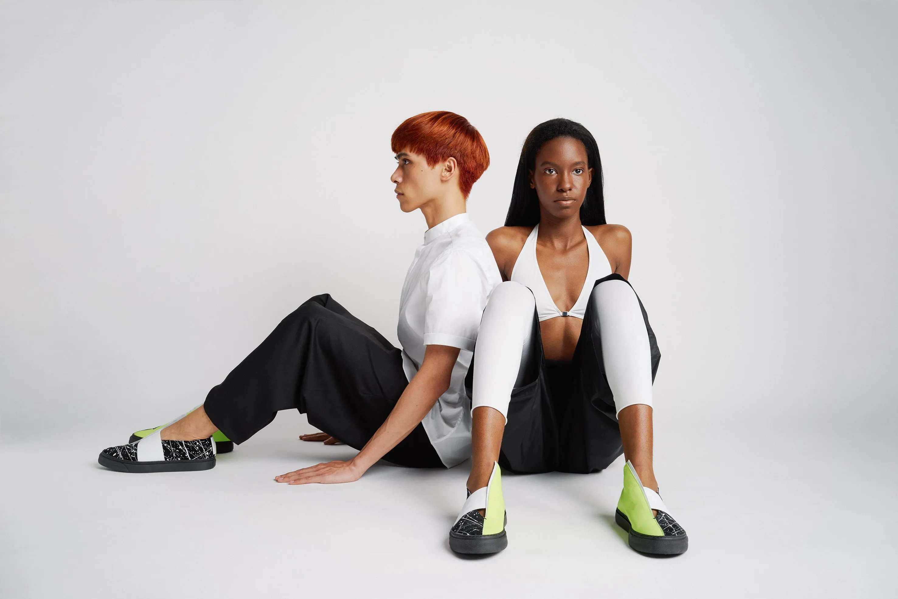 K1 / NEON PAINTER / *LIMITED EDITION* UNISEX LEATHER SNEAKER