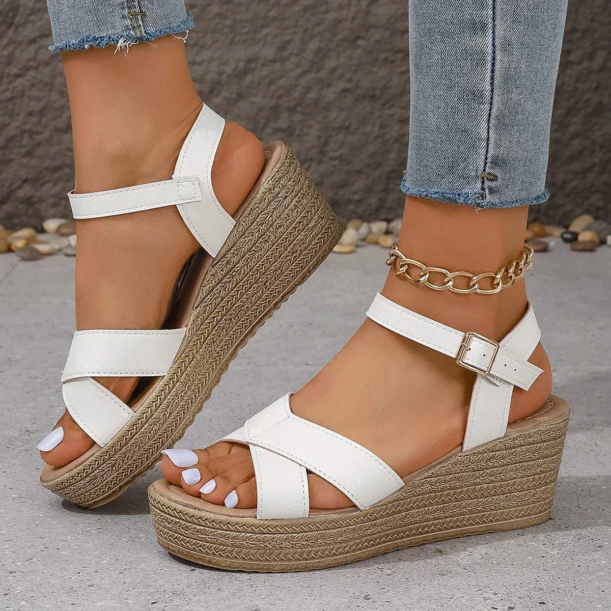 Laura® | Elegant Wedge Sandals For Women