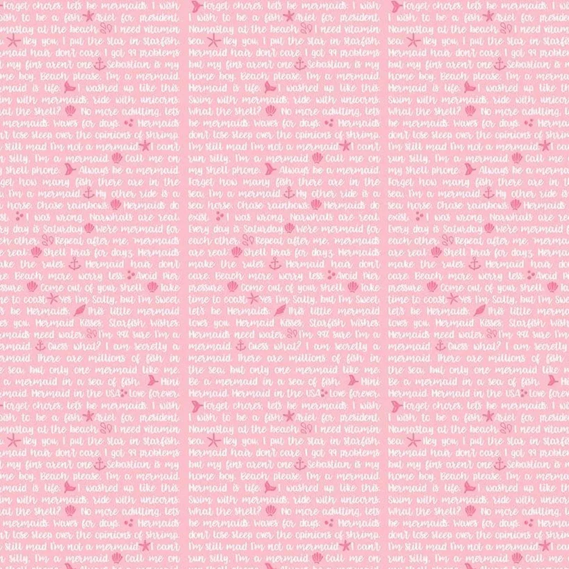 Let's Be Mermaids Shell Phone Pink sparkle