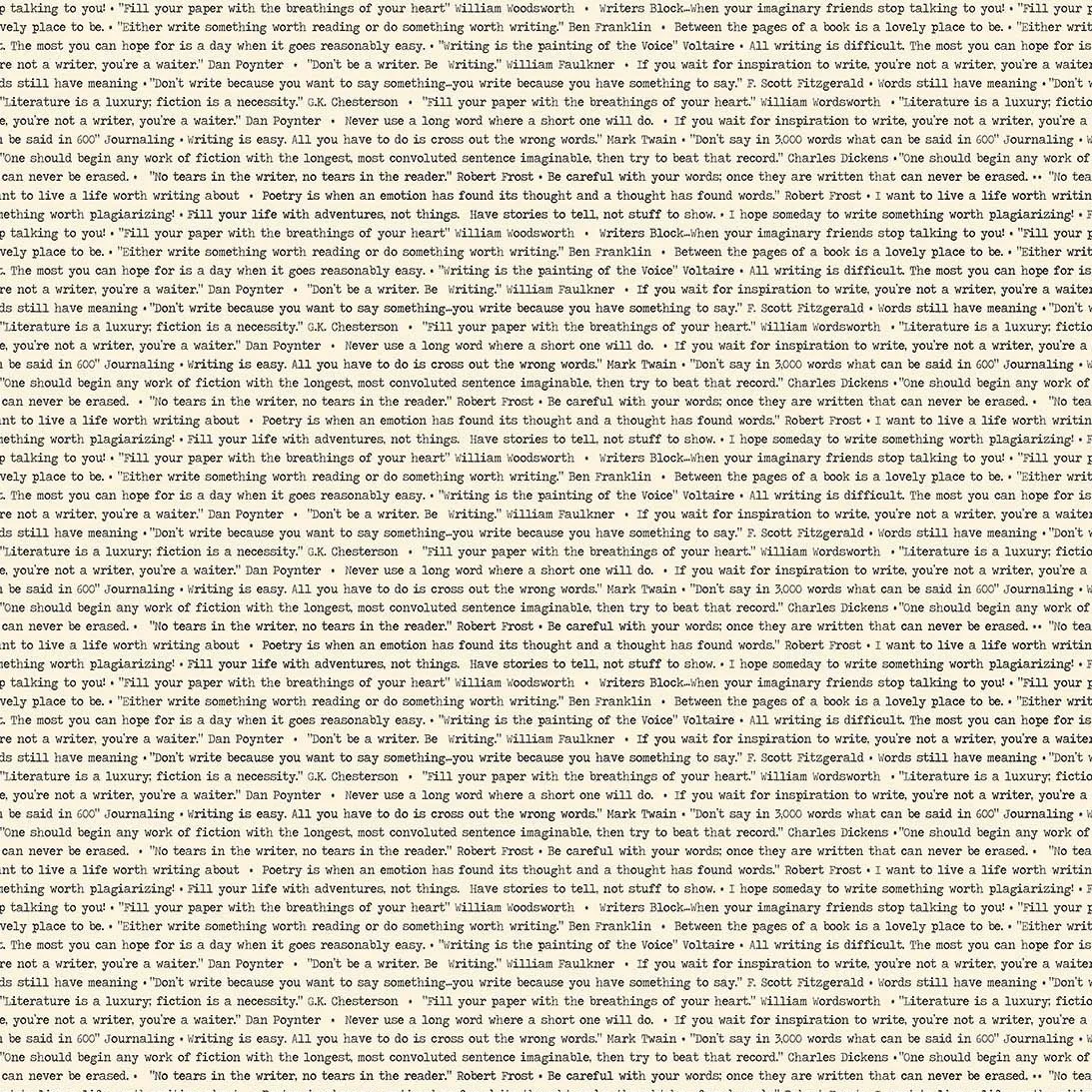 Letterpress Quotes