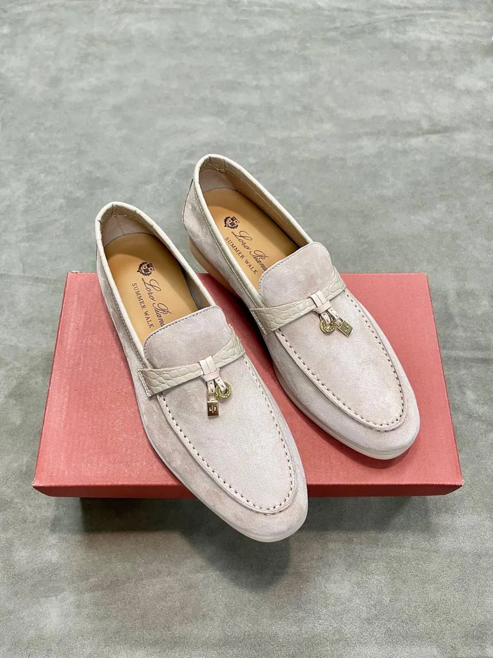 Loro Piana Summer Charms Walking Shoes Multicolor