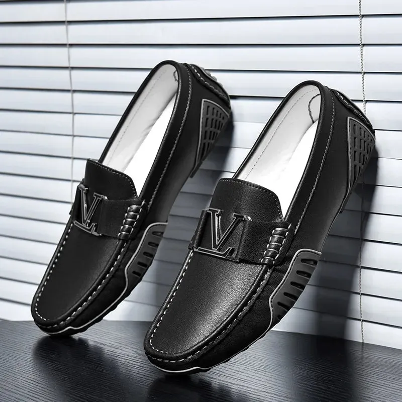 Luciano Couture Sleek Loafers