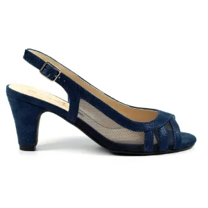 Lunar Audrina Elegance Slingback Blue Sandals