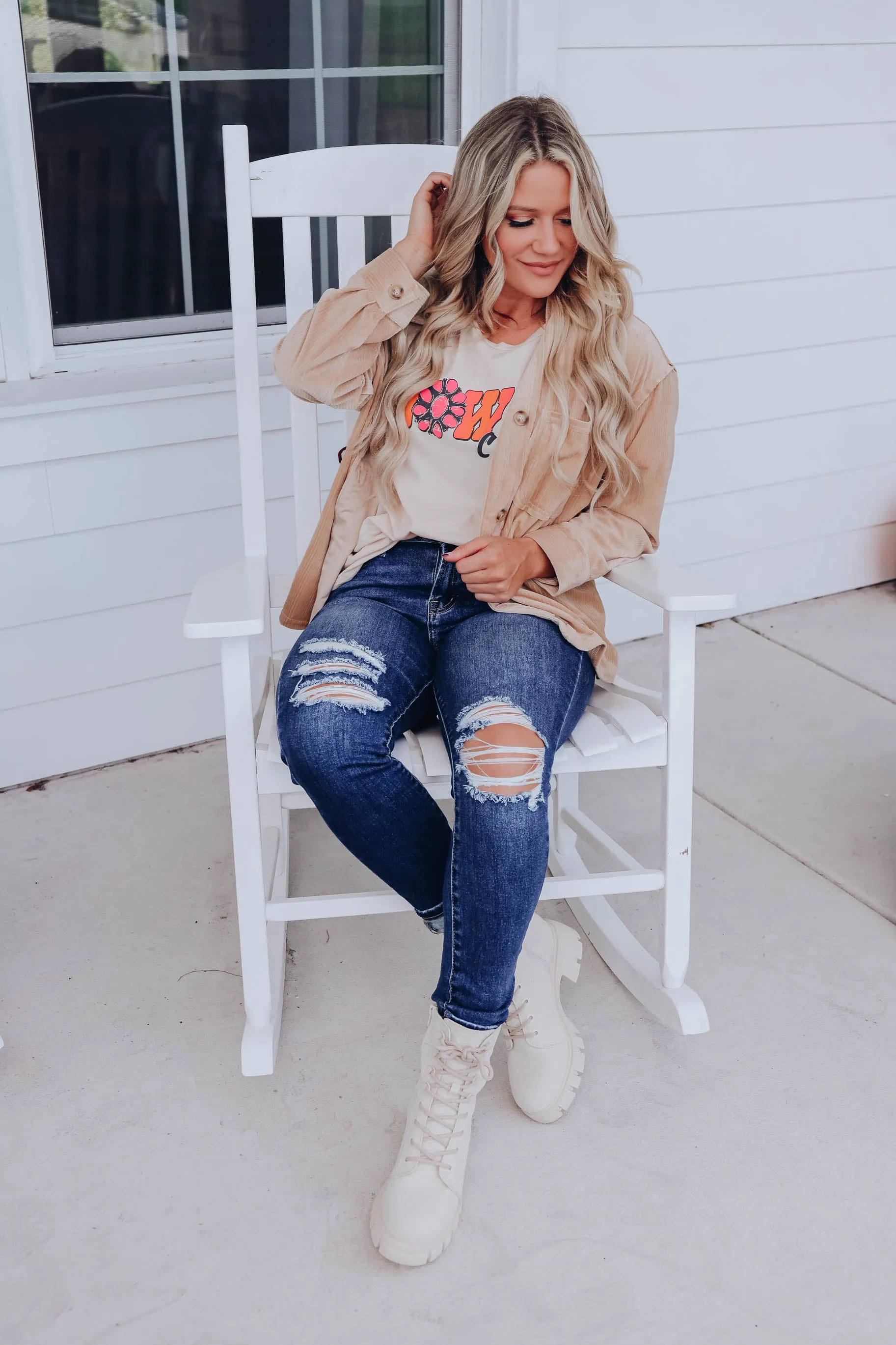 Manchester Button Up Jacket - Taupe