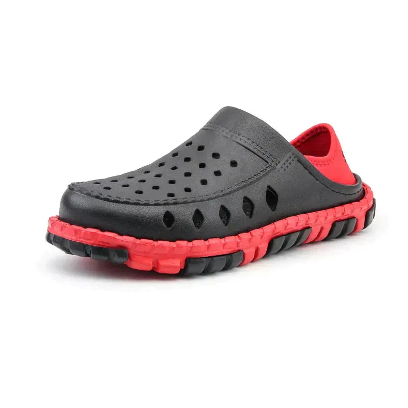 Men’s Outdoor Slip-On Clogs – Lightweight Breathable Water Shoes with Rugged Sole for Beach, Garden & Casual Wear
