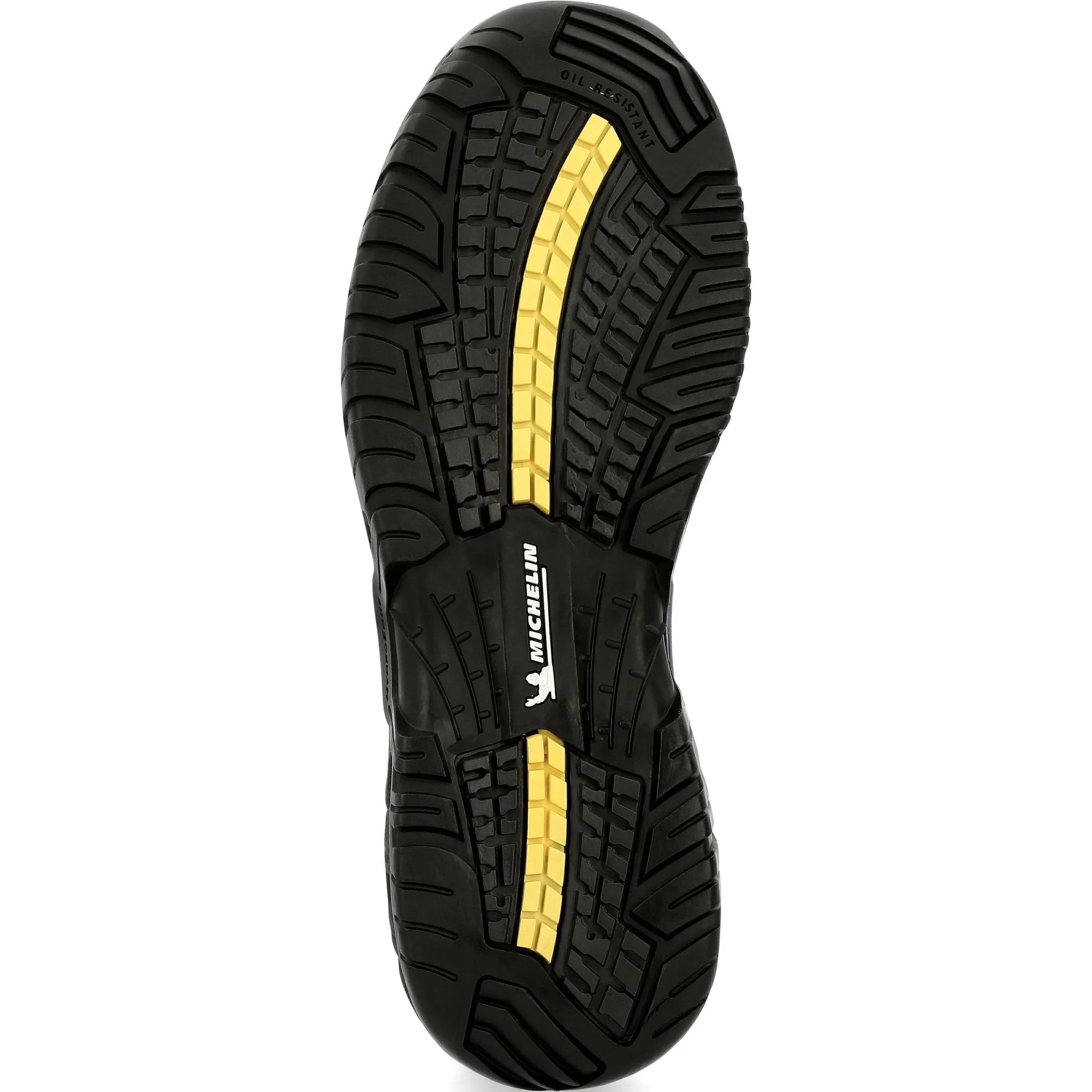 Michelin Men's HydroEdge 6" Alloy Toe WP Metguard Work Boot- Black- MIC0005