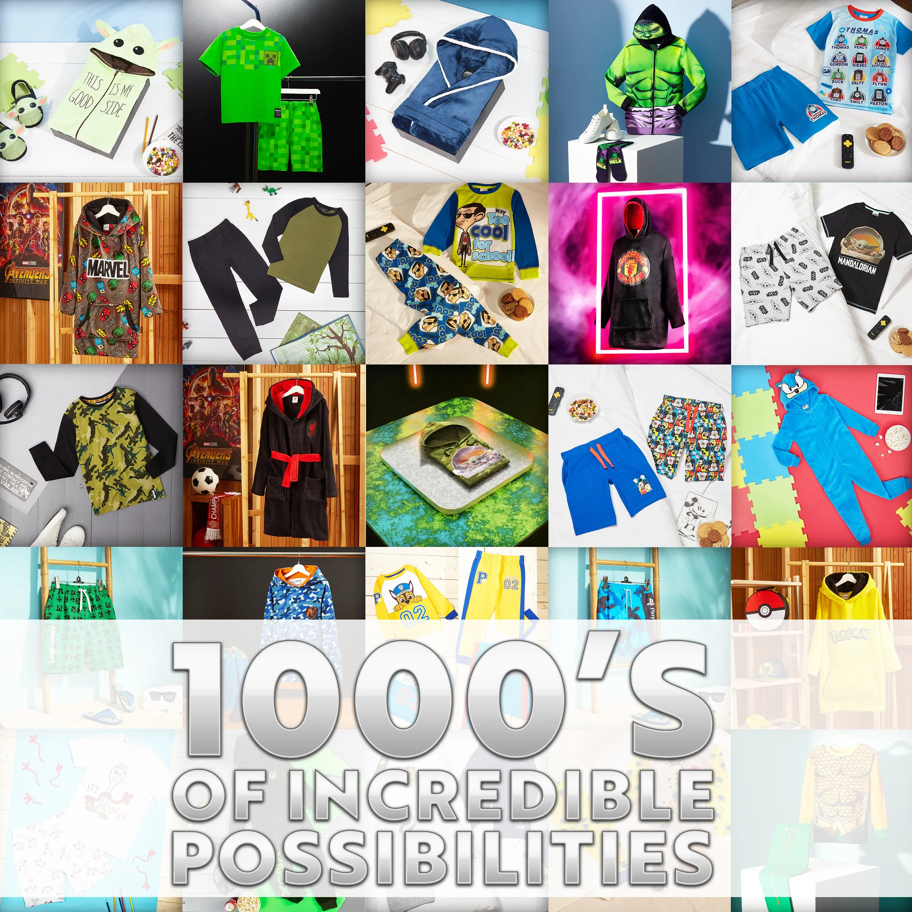 Mystery Clothing Box or Bag for Boys -3 ITEMS-  Assorted Branded Items Worth £40 