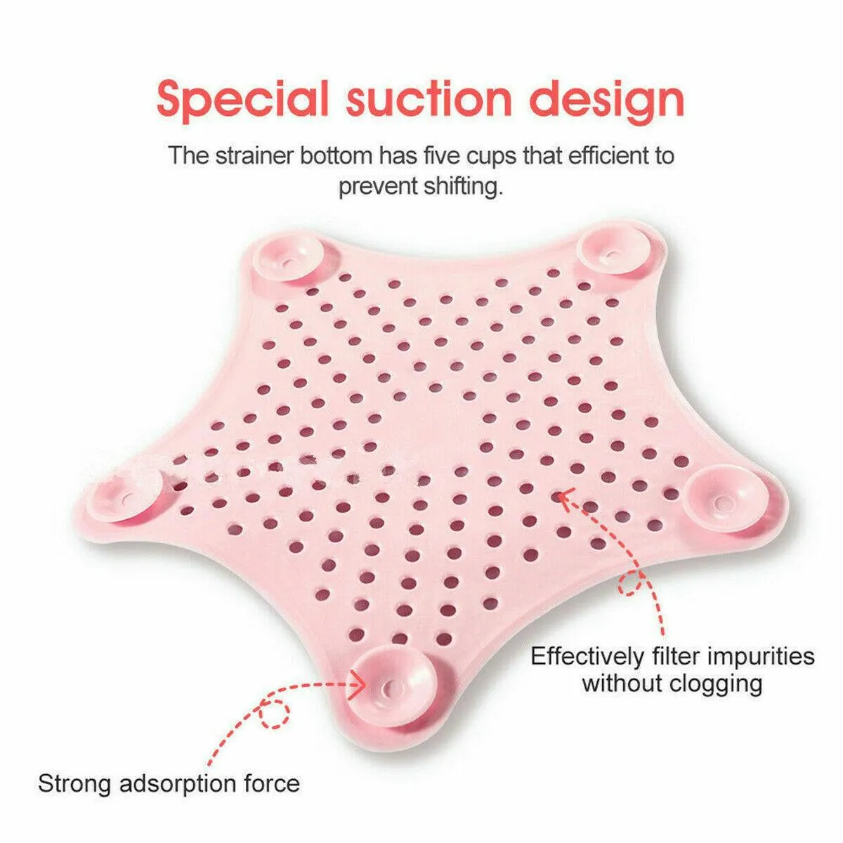 New Bathroom Drain Hair Catcher Bath Stopper Sink Strainer Shower Filter Covers
