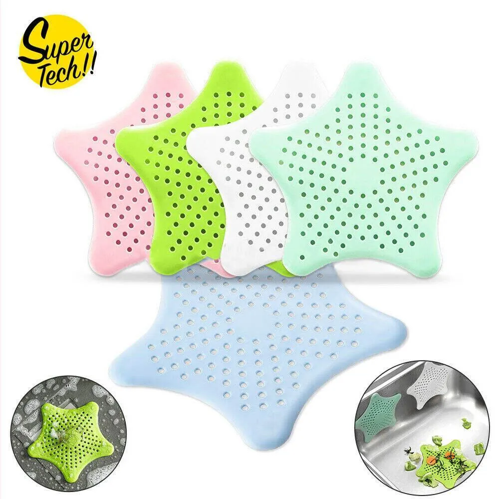 New Bathroom Drain Hair Catcher Bath Stopper Sink Strainer Shower Filter Covers