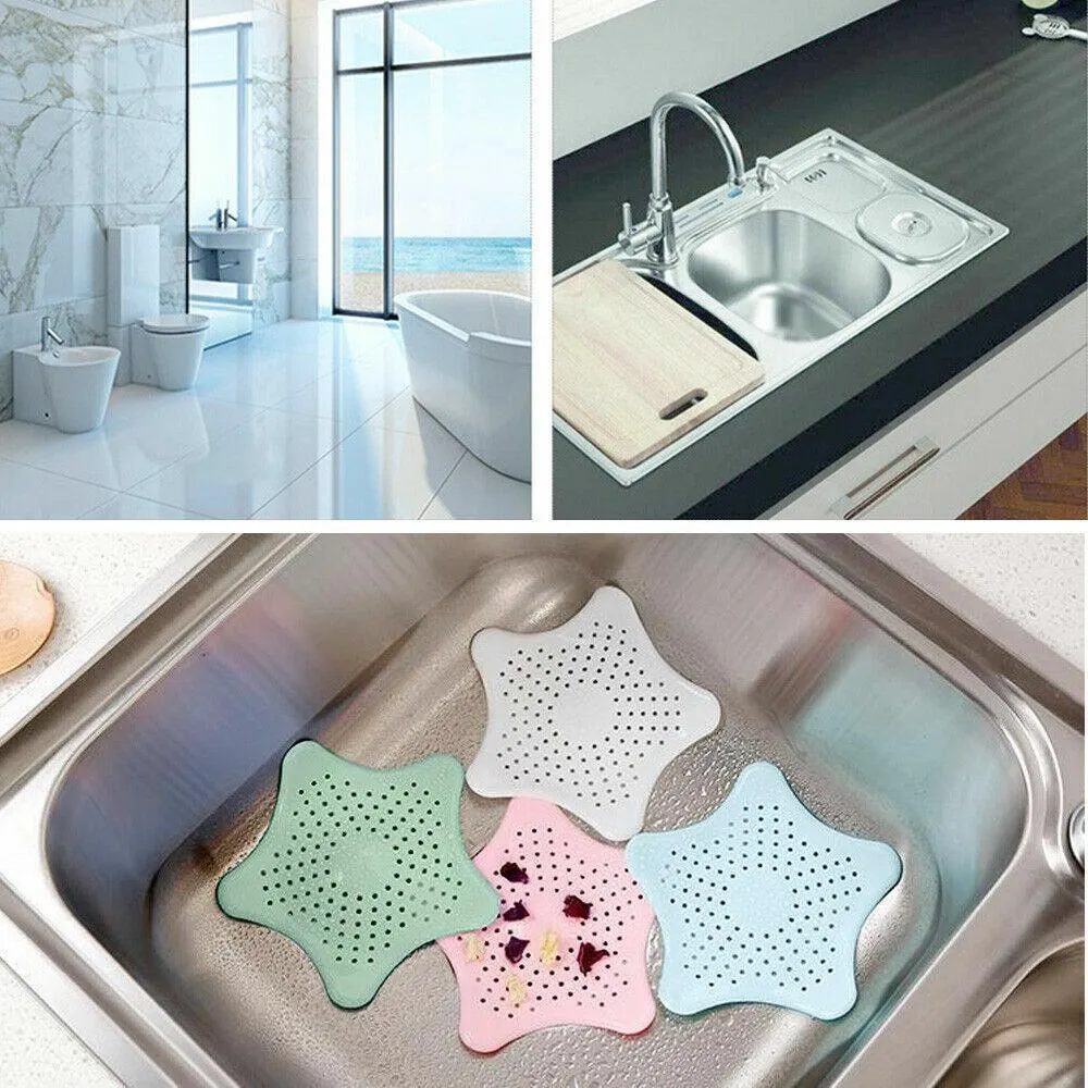 New Bathroom Drain Hair Catcher Bath Stopper Sink Strainer Shower Filter Covers