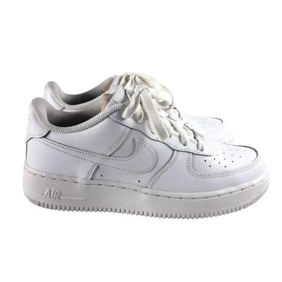 Nike Air Force 1 White Grade School Size 6 Youth Low Top Sneakers