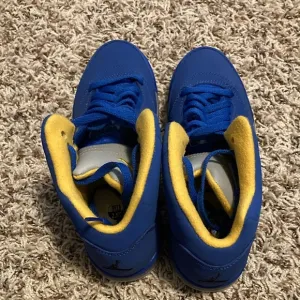 Nike Air Jordan Kids Blue and Yellow Sneakers