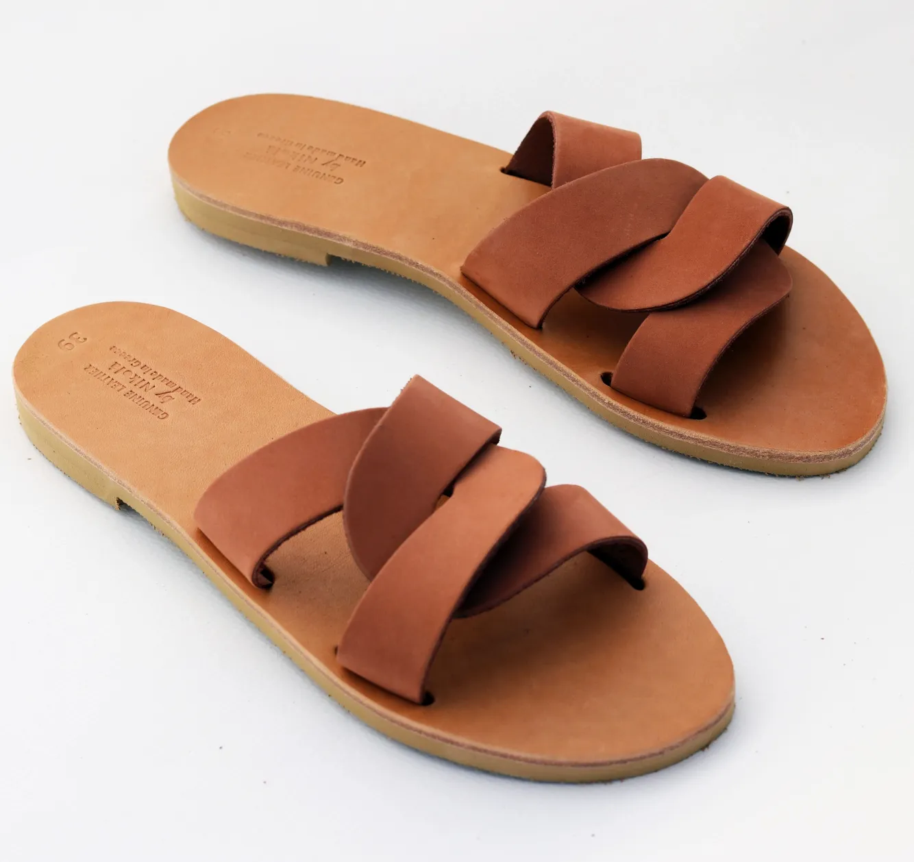 NIKOLA PASTEL COLORED SLIDE SANDALS - CONGAC