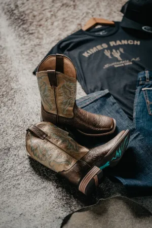'Olena' Ariat Women's Cowboy Boot {Bronze Age} (Sizes 6 & 11 Only)
