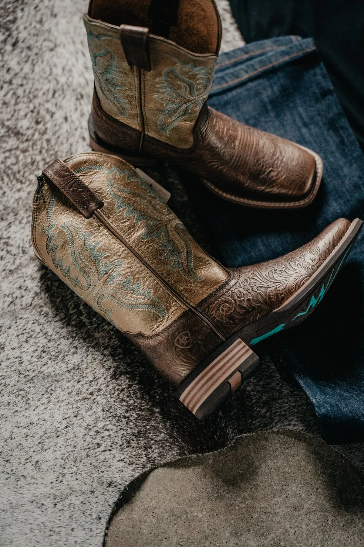 'Olena' Ariat Women's Cowboy Boot {Bronze Age} (Sizes 6 & 11 Only)