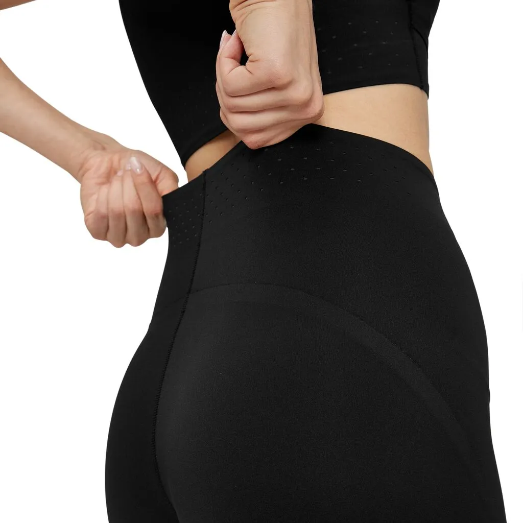 On Running Race Tights (Womens) - Black/Shadow