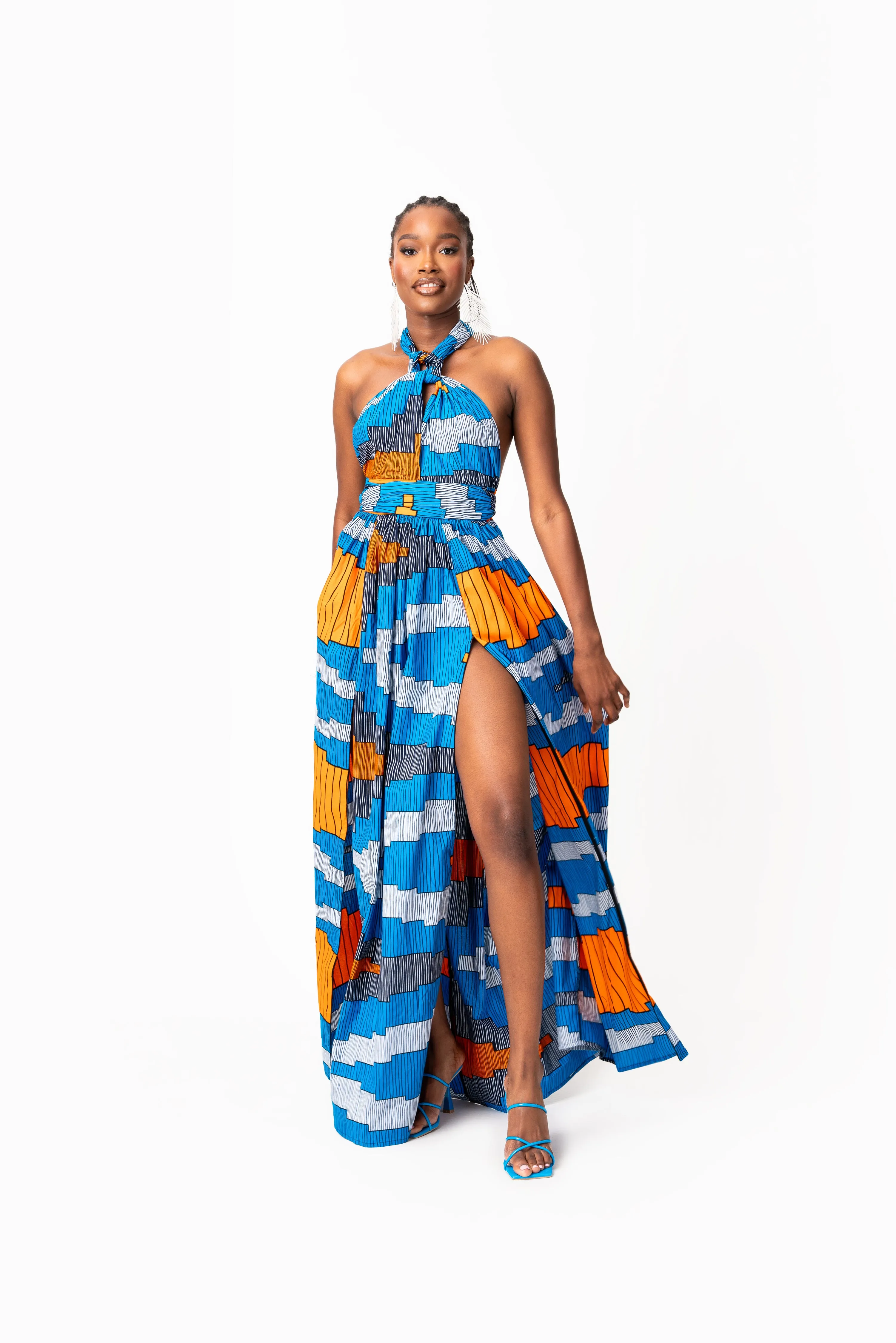 OYIN African print Maxi Infinity dress