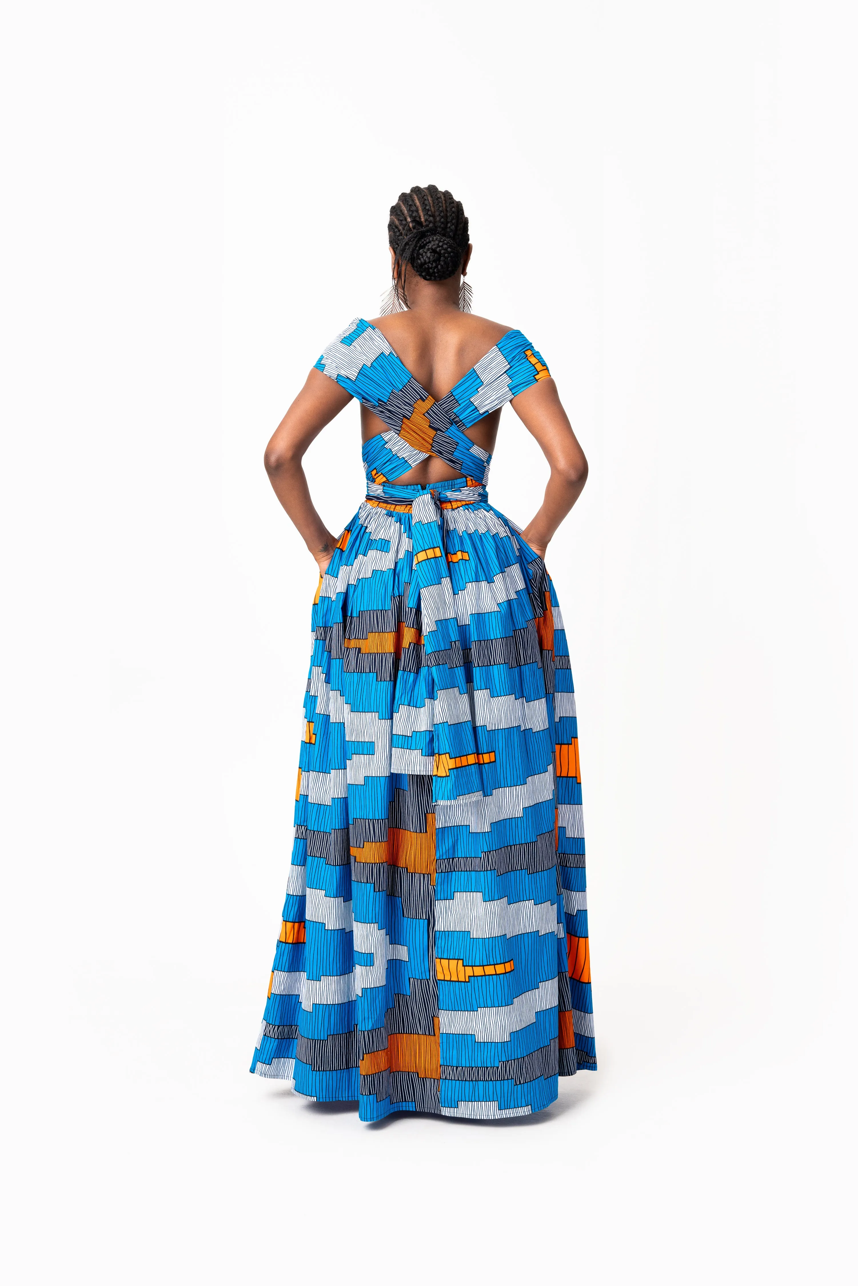 OYIN African print Maxi Infinity dress