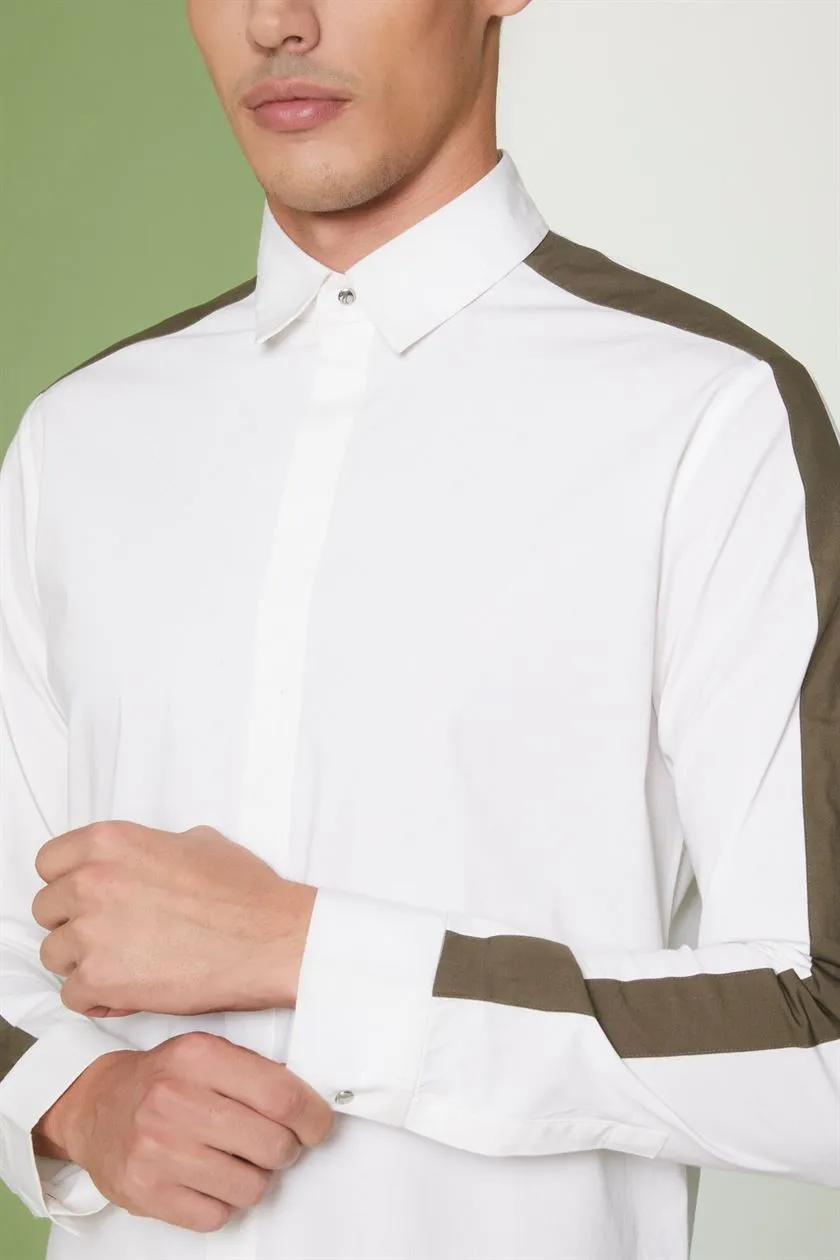 Perona   I   Menshirtshirts-Joss-Pma-Fv21-305-White-Khaki  AS7767