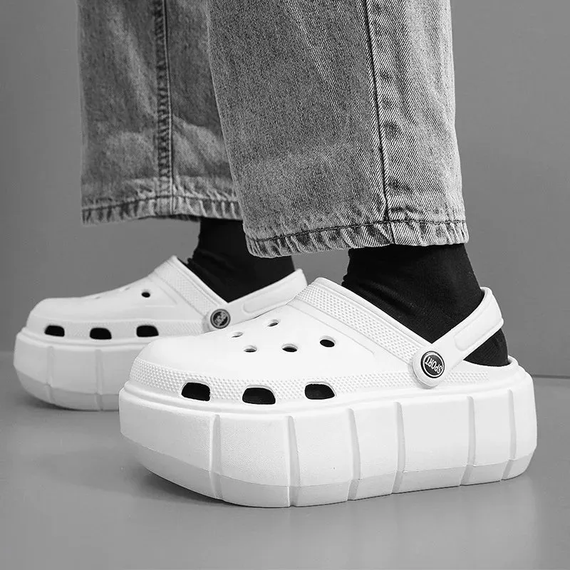 Platform Slippers Summer Women's Sandals 6cm Wedges Ladies Outdoor Clogs Thick Street Beach Slides Girls Flip Flops Garden Shoes