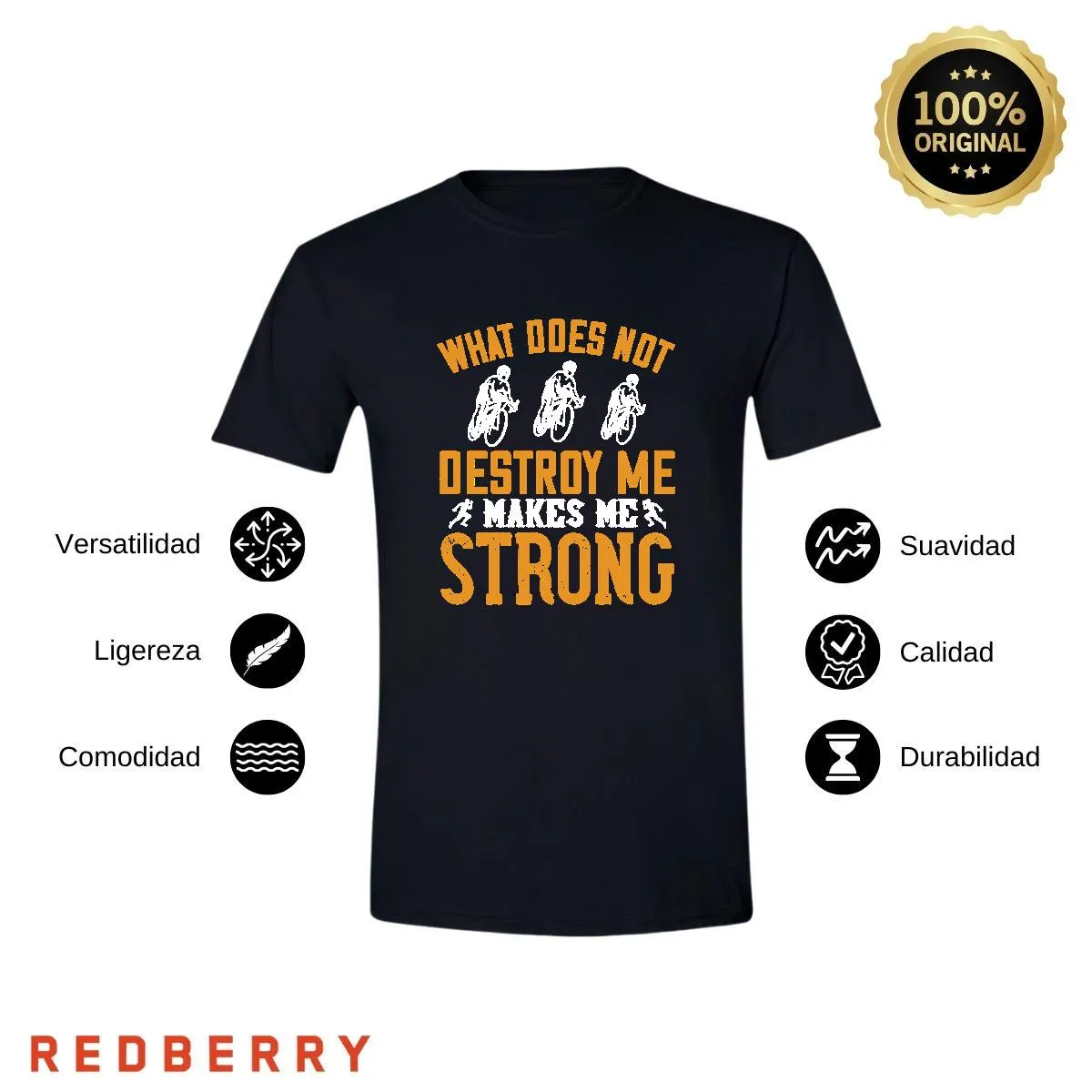 Playera Hombre Running Correr Maratón RN1047