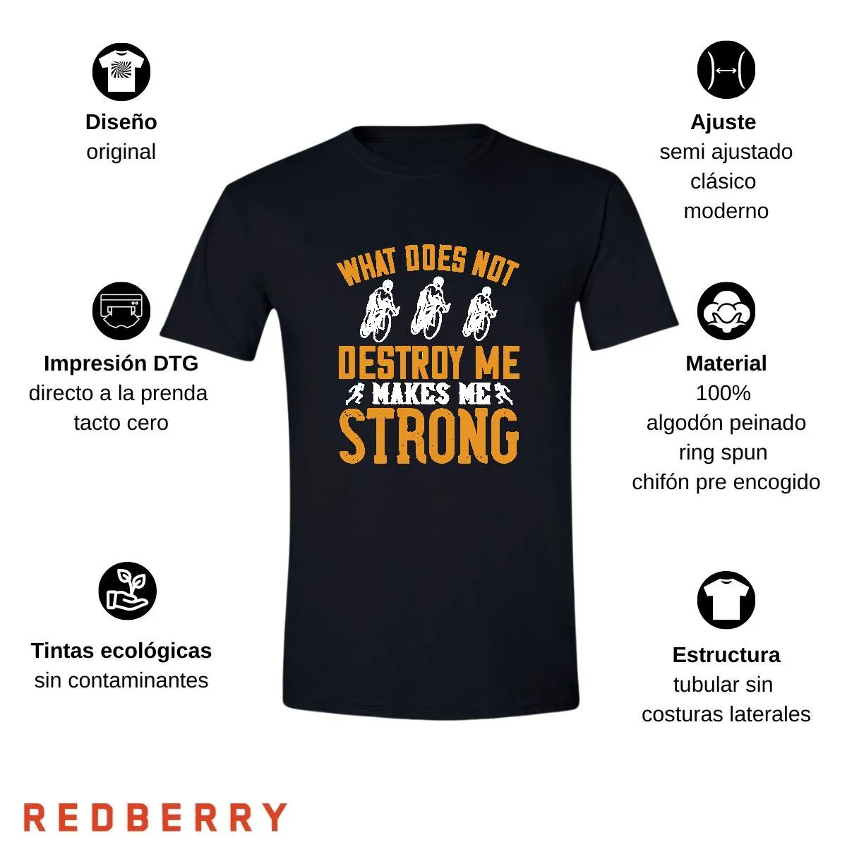 Playera Hombre Running Correr Maratón RN1047
