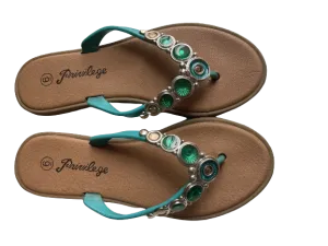 Privilege Jewelled Thong Sandals