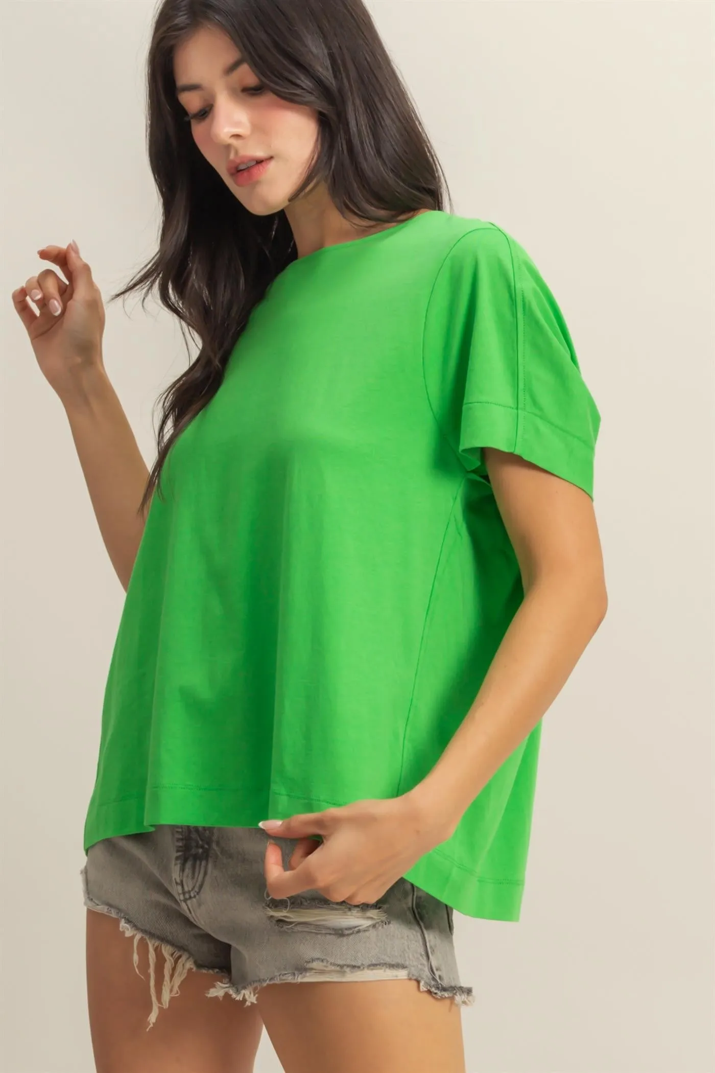 Reagan- Round Neck Tee Shirt