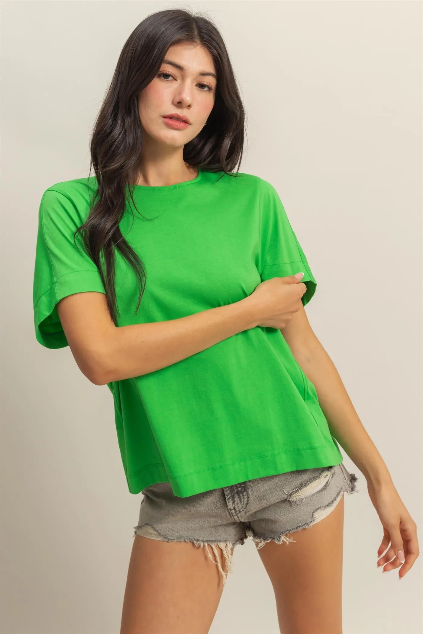 Reagan- Round Neck Tee Shirt