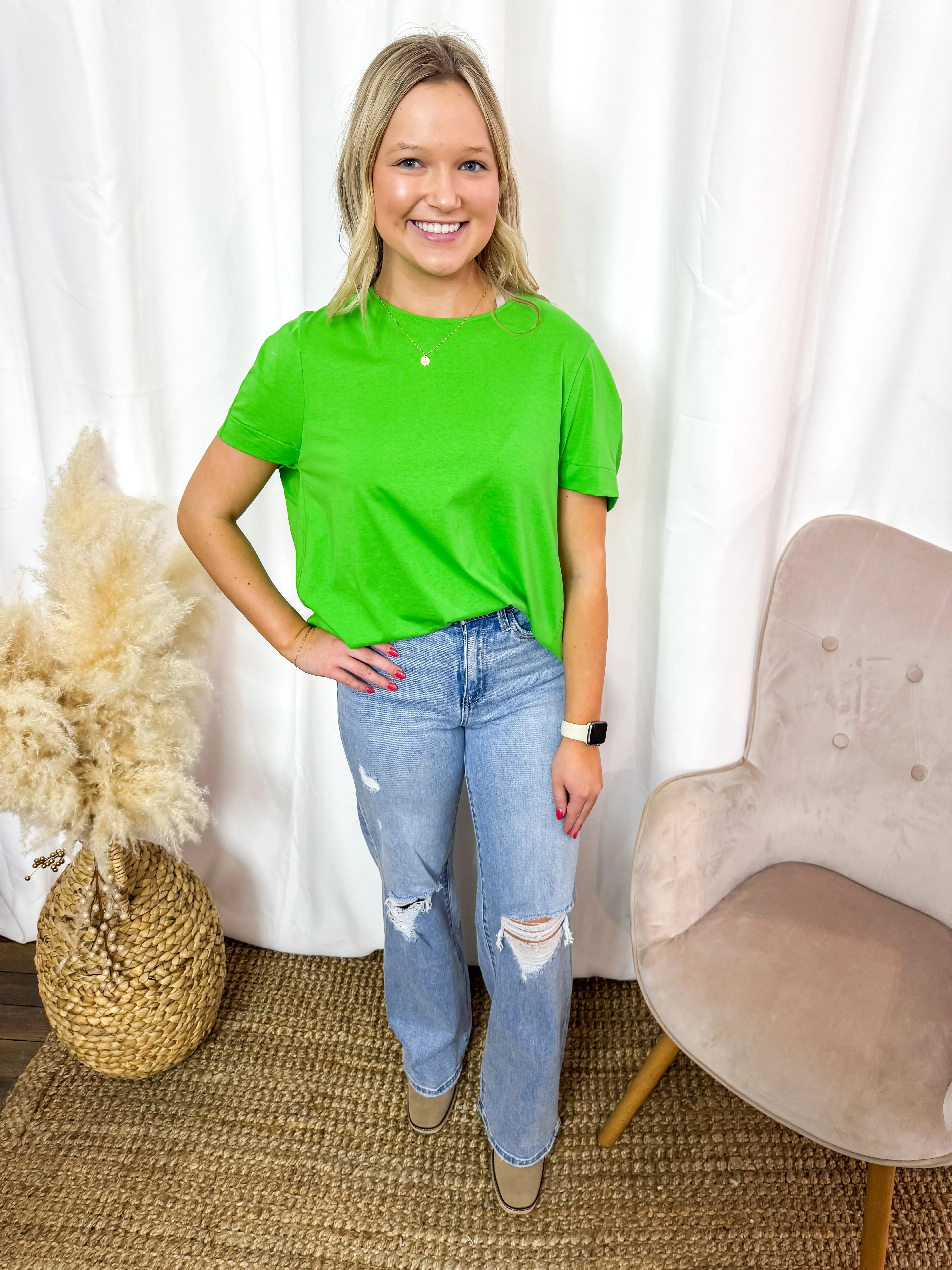 Reagan- Round Neck Tee Shirt