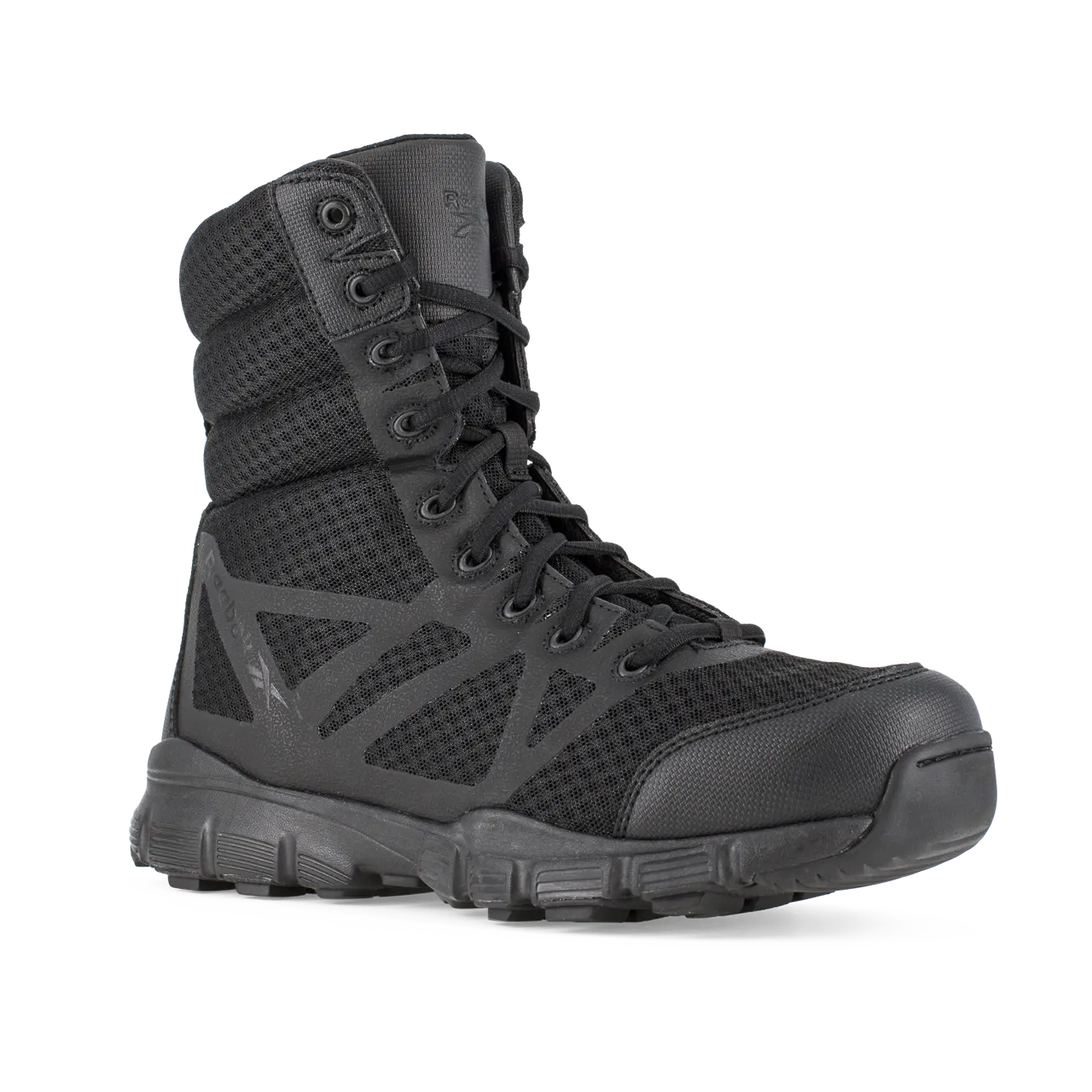 Reebok Tactical Men's 8 Inch Dauntless Ultra Light Size Zip Boot Black RB8720