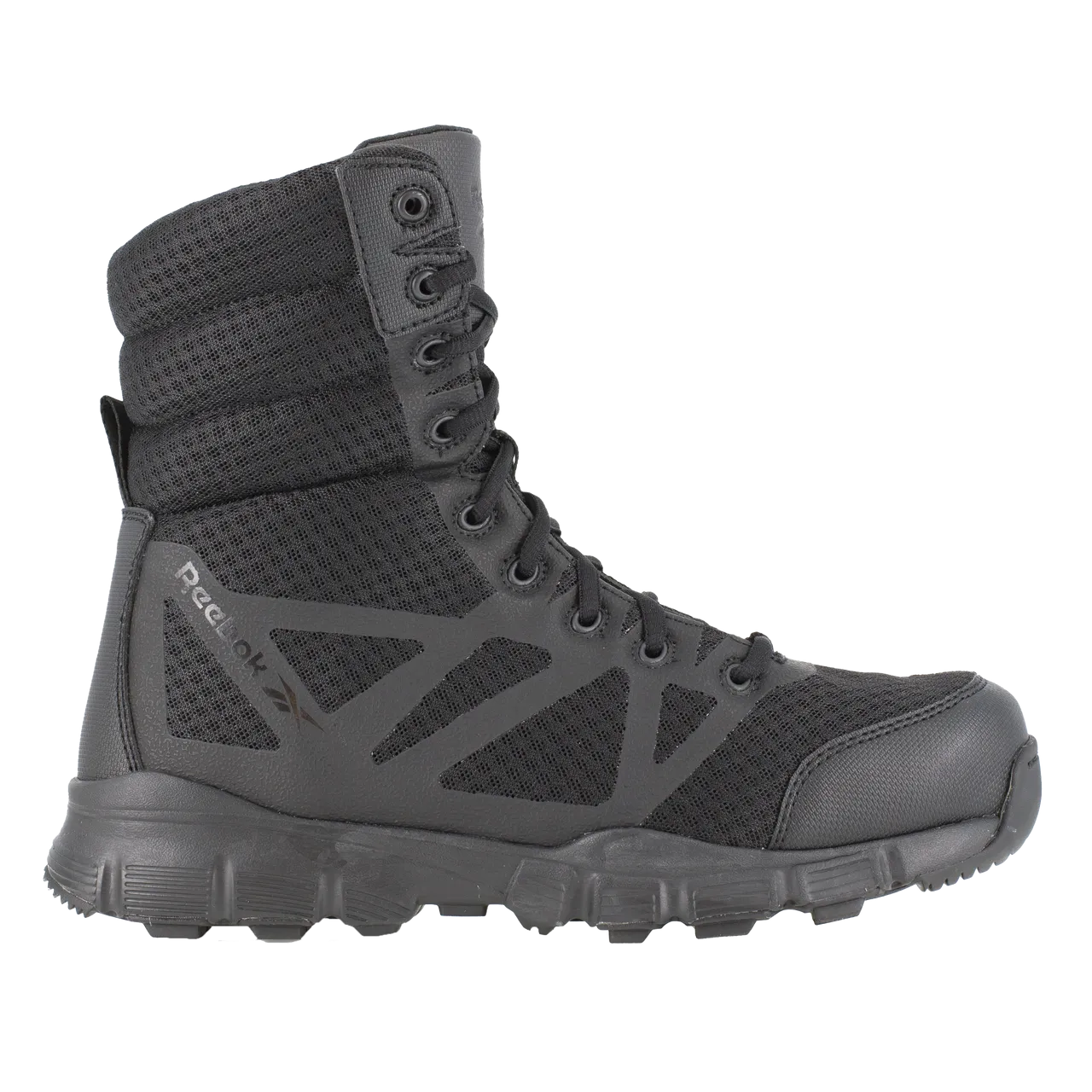 Reebok Tactical Men's 8 Inch Dauntless Ultra Light Size Zip Boot Black RB8720