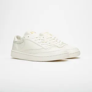 REEBOK x SNS Men's Chalk/Tan Club C 85 Premium Leather Sneakers #BS7317 NEW