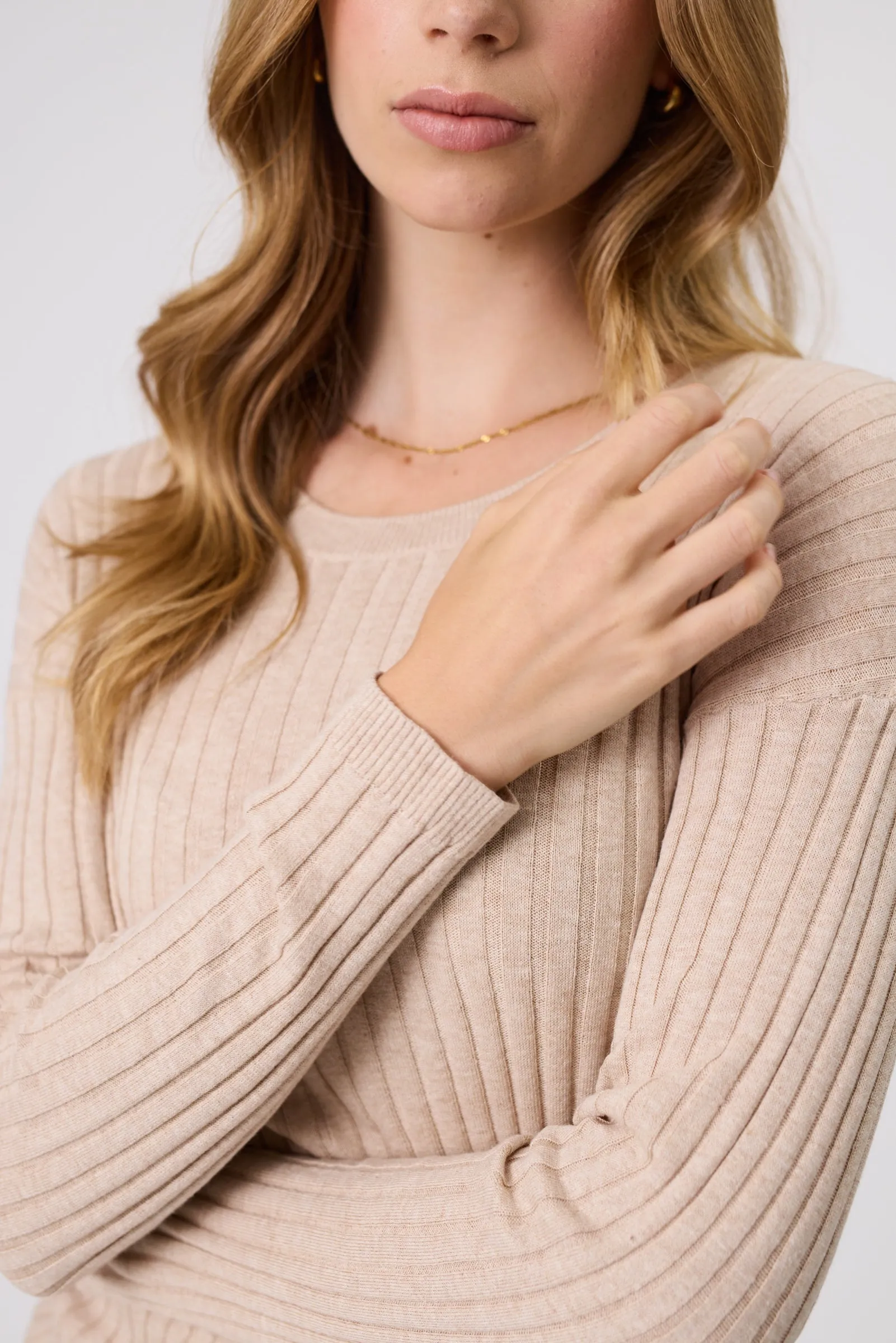 Reign Knit Longsleeve - Wheat