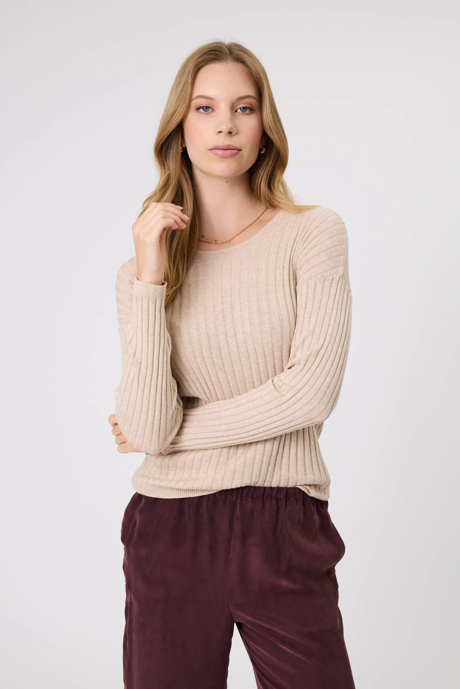 Reign Knit Longsleeve - Wheat