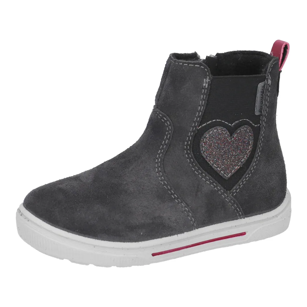 Ricosta Daisy Asphalt Velour Boots