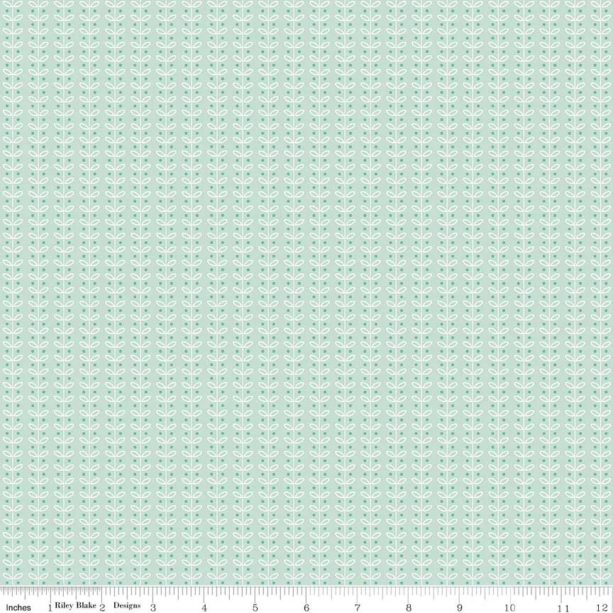 Rose Lane Tiny Daisy Stems Mint