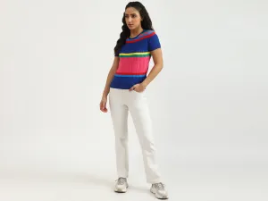 Round Neck Stripe Top