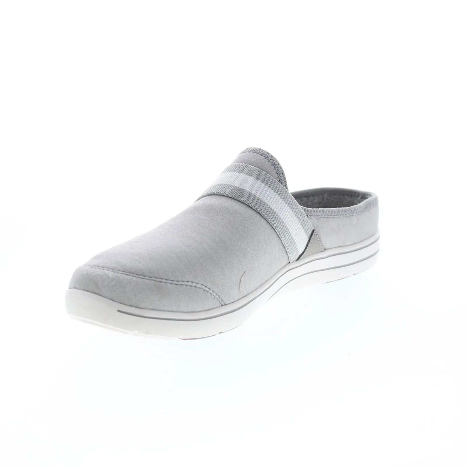 Skechers Arch Fit Lounge Comfy 175135 Womens Gray Canvas Slippers Clogs Shoes